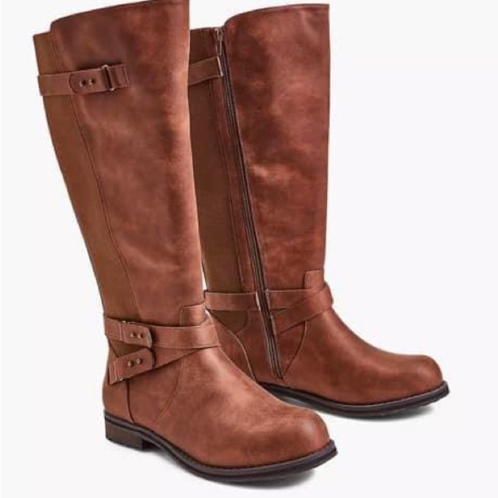 Extra wide calf boots